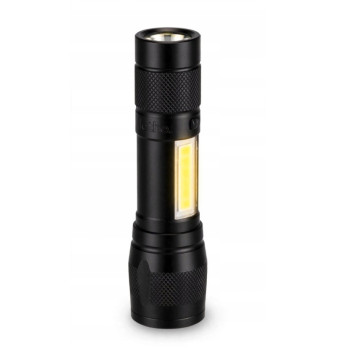 Mini Latarka Taktyczna Lethe LED 160lm USB-C Taktyczna klips