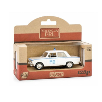 Pojazd policyjny fiat 125p Daffi 245
