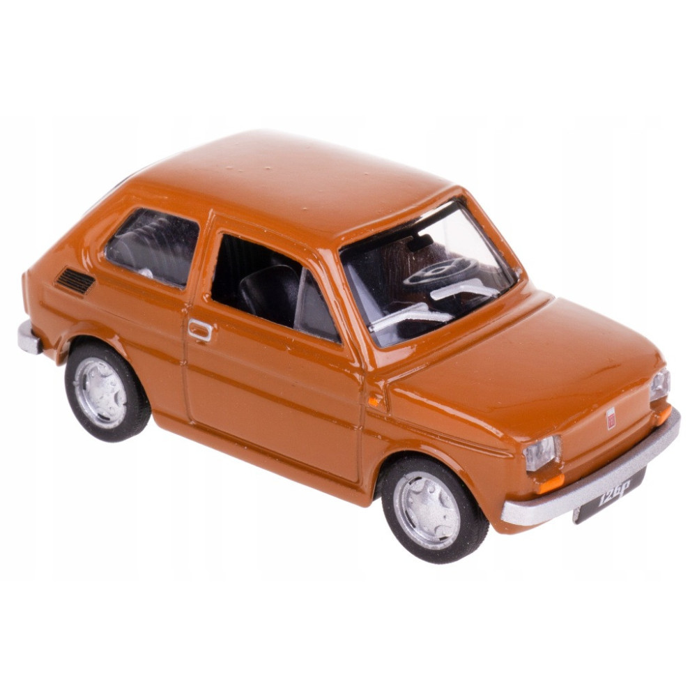 FIAT 126p MALUCH MODEL METAL KOLEKCJA PRL 1:43 BRĄ