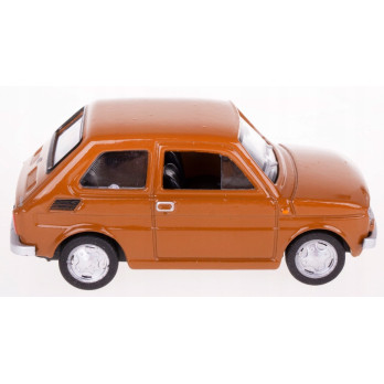 FIAT 126p MALUCH MODEL METAL KOLEKCJA PRL 1:43 BRĄ