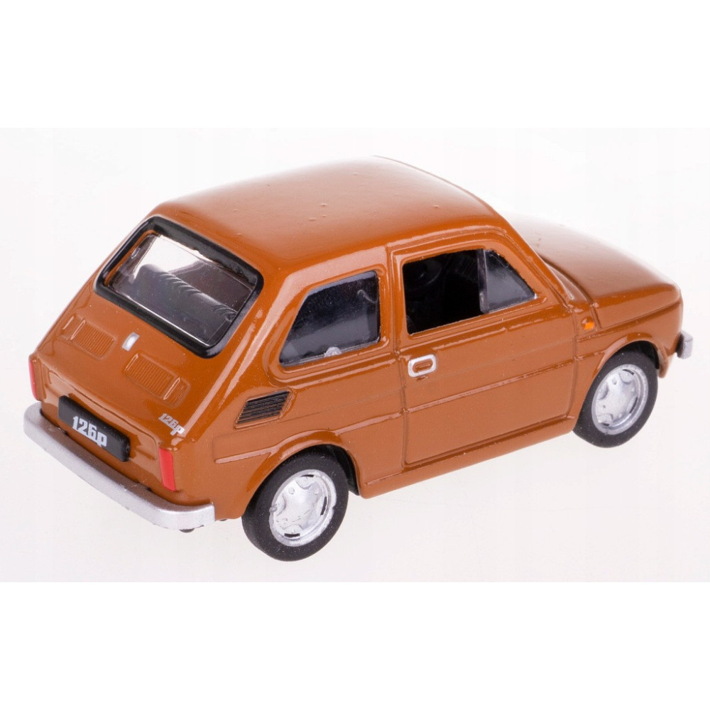 FIAT 126p MALUCH MODEL METAL KOLEKCJA PRL 1:43 BRĄ