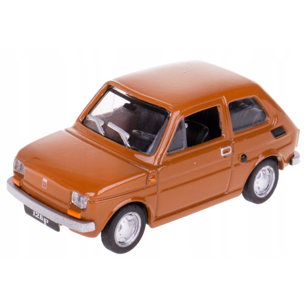 FIAT 126p MALUCH MODEL METAL KOLEKCJA PRL 1:43 BRĄ