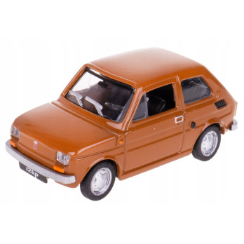 FIAT 126p MALUCH MODEL METAL KOLEKCJA PRL 1:43 BRĄ