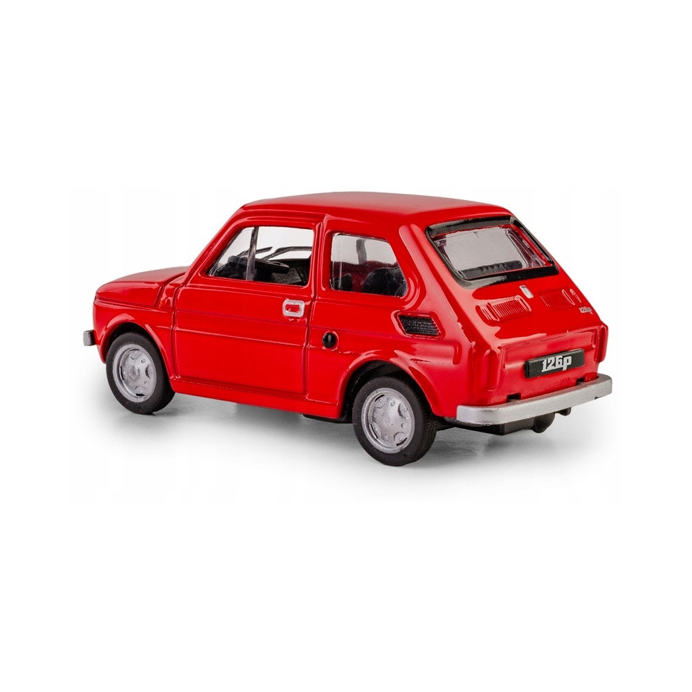 Model samochodu Daffi FIAT 126P skala 1:43 czerwony die cast