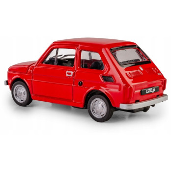 Model samochodu Daffi FIAT 126P skala 1:43 czerwony die cast