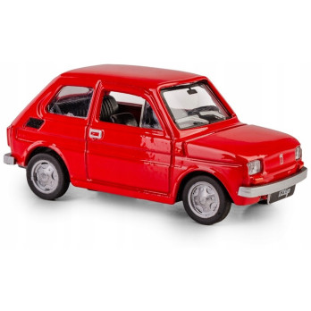 Model samochodu Daffi FIAT 126P skala 1:43 czerwony die cast