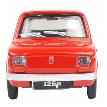 Model samochodu Daffi FIAT 126P skala 1:43 czerwony die cast