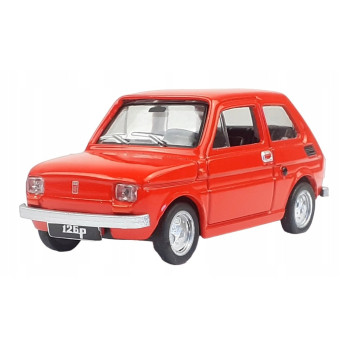 Model samochodu Daffi FIAT 126P skala 1:43 czerwony die cast