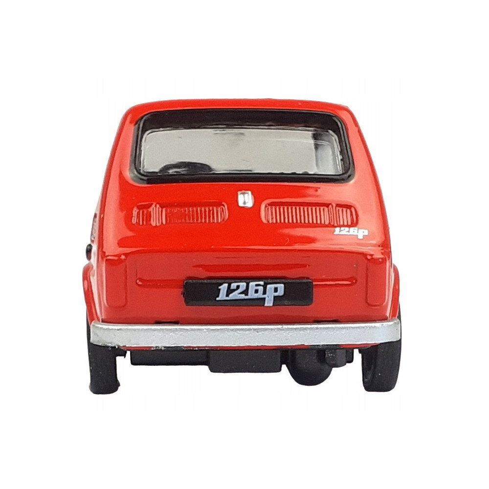 Model samochodu Daffi FIAT 126P skala 1:43 czerwony die cast