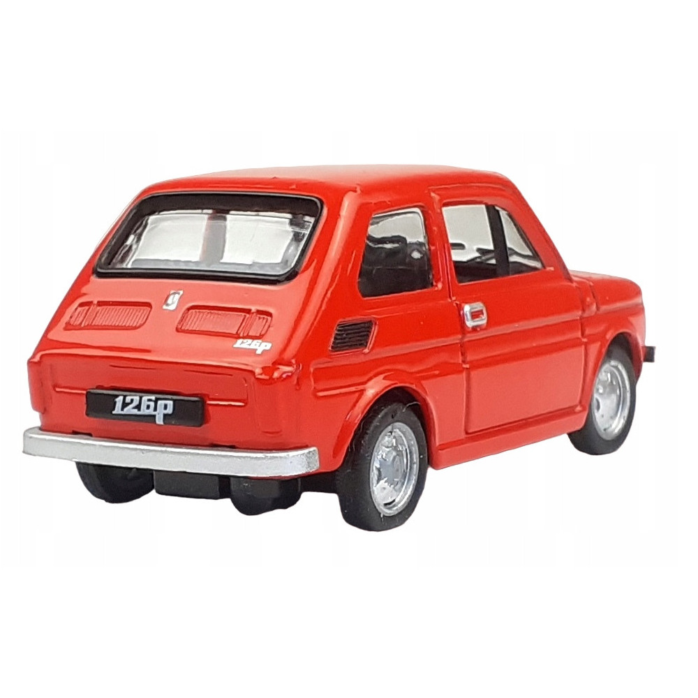 Model samochodu Daffi FIAT 126P skala 1:43 czerwony die cast