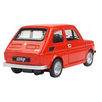 Model samochodu Daffi FIAT 126P skala 1:43 czerwony die cast