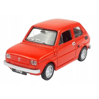 Model samochodu Daffi FIAT 126P skala 1:43 czerwony die cast