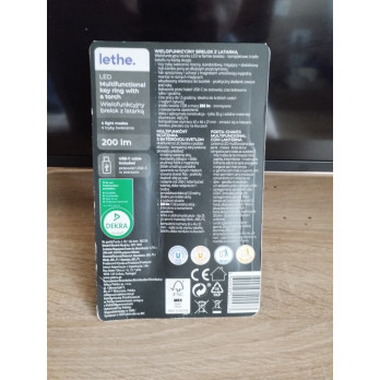 Latarka wielofunkcyjna Lethe 200 lm LED