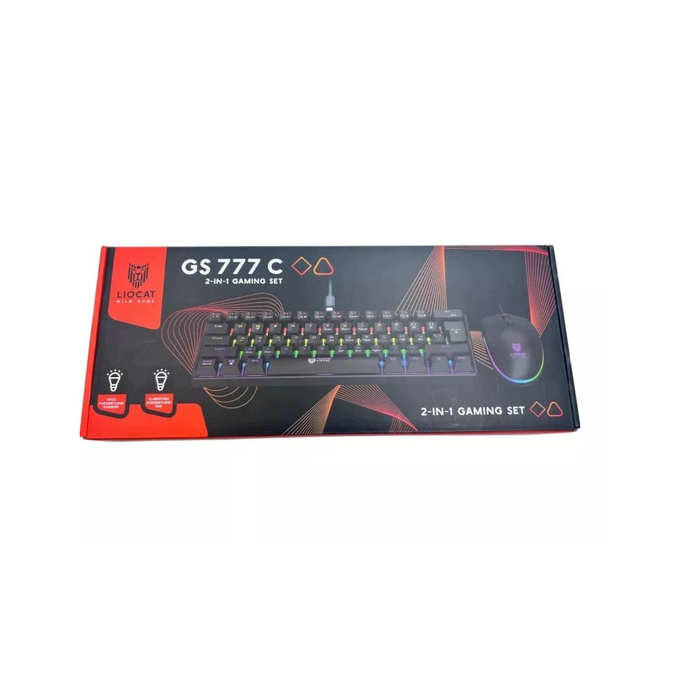 KLAWIATURA + MYSZ LIOCAT GS 777C 2-IN-1 GAMING SET
