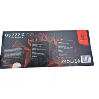 KLAWIATURA + MYSZ LIOCAT GS 777C 2-IN-1 GAMING SET
