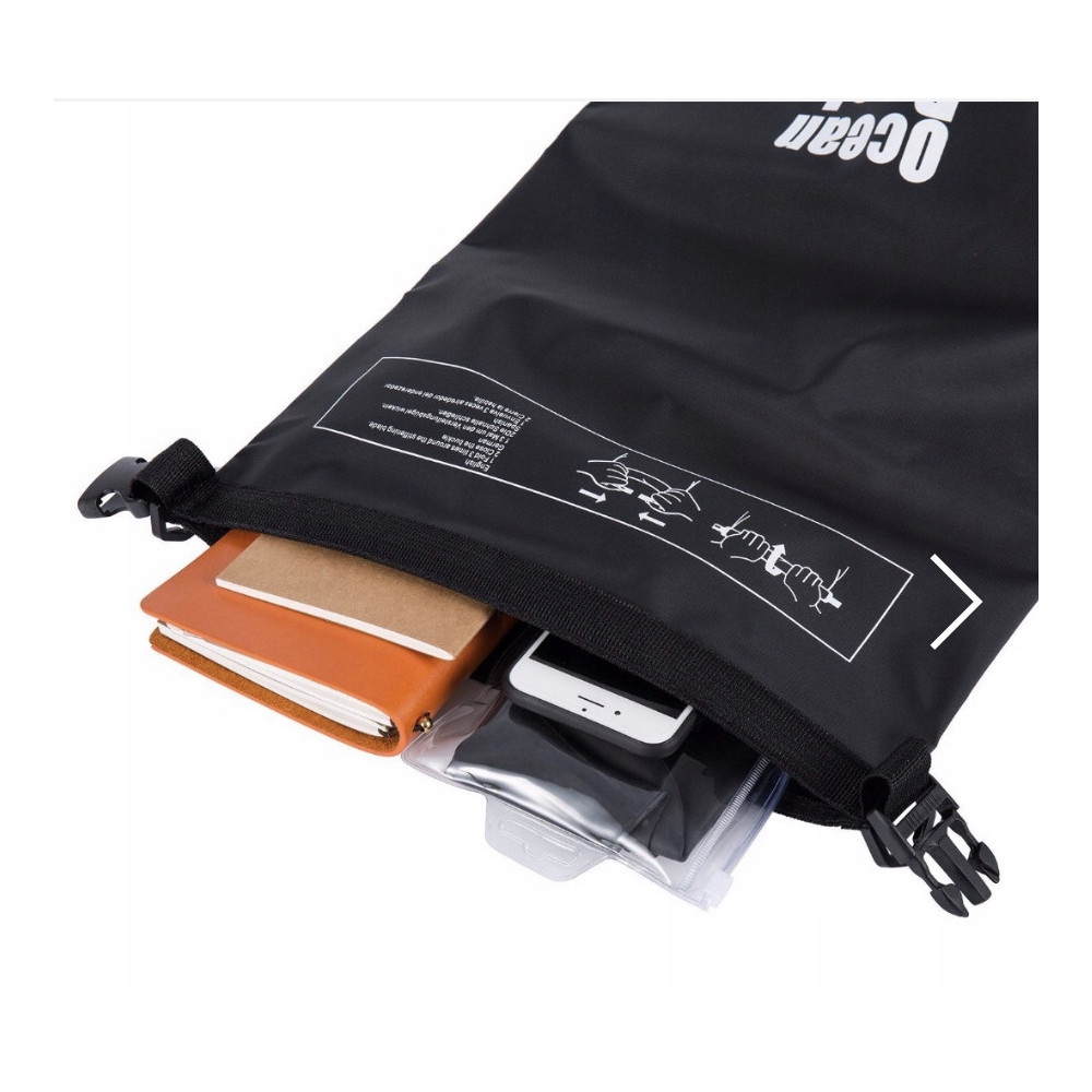 WOREK WODOODPORNY OCEAN PACK DRY BAG TORBA 10L CZARNA