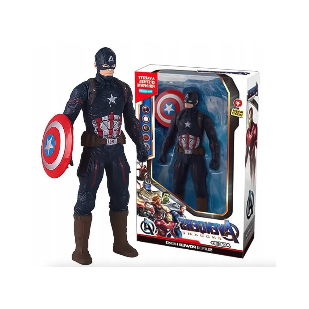 KAPITAN AMERYKA KOLEKCJONERSKA FIGURKA SUPERBOHATEROWIE MARVEL PREZENT