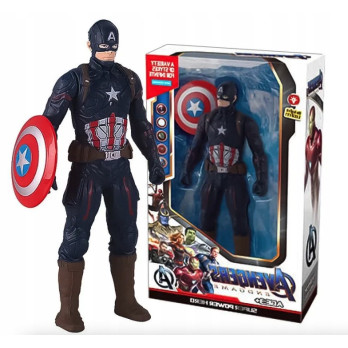 KAPITAN AMERYKA KOLEKCJONERSKA FIGURKA SUPERBOHATEROWIE MARVEL PREZENT