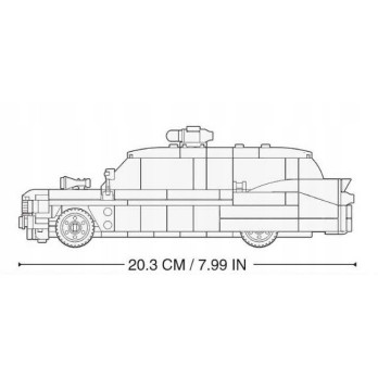 KLOCKI AMERYKAŃSKI SAMOCHÓD RABUSIÓW CADILLAC