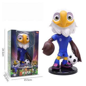 FIGURKA MASKOTKI MUNDIAL 2026 CLUTCH ORZEŁ 20 CM FOOTBALL DLA KIBICA
