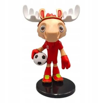 FIGURKA MASKOTKI MUNDIAL 2026 MAPLE ŁOŚ 20 CM FOOTBALL PREZENT DLA KIBICA