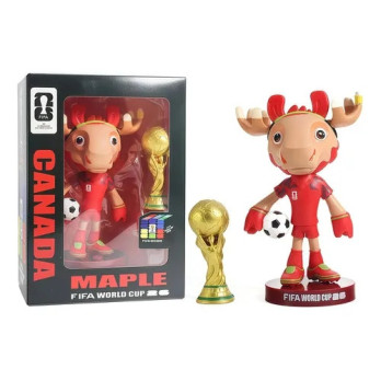 FIGURKA KOLEKCJONERSKA ŁOŚ MAPLE MASKOTKA MISTRZOSTW ŚWIATA FIFA 2026