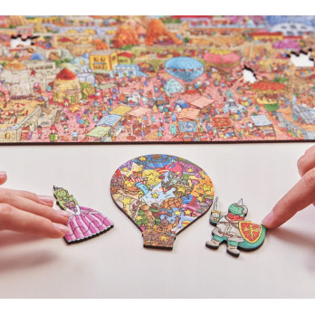 PUZZLE DREWNIANE NIESAMOWITA KAPADOCJA CZĘŚĆ 1-4
