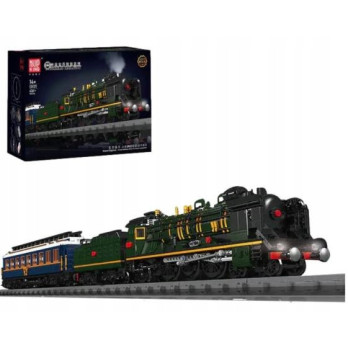 MOULD KING 12025S ORIENT EXPRESS LOKOMOTYWA PAROWA Z KLOCKÓW PAROWÓZ ZESTAW