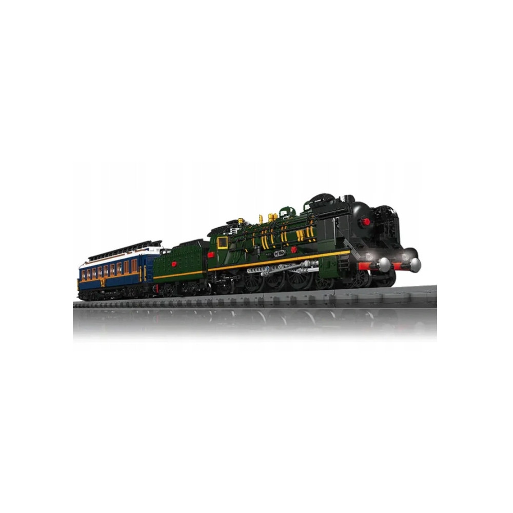 MOULD KING 12025S ORIENT EXPRESS LOKOMOTYWA PAROWA Z KLOCKÓW PAROWÓZ ZESTAW