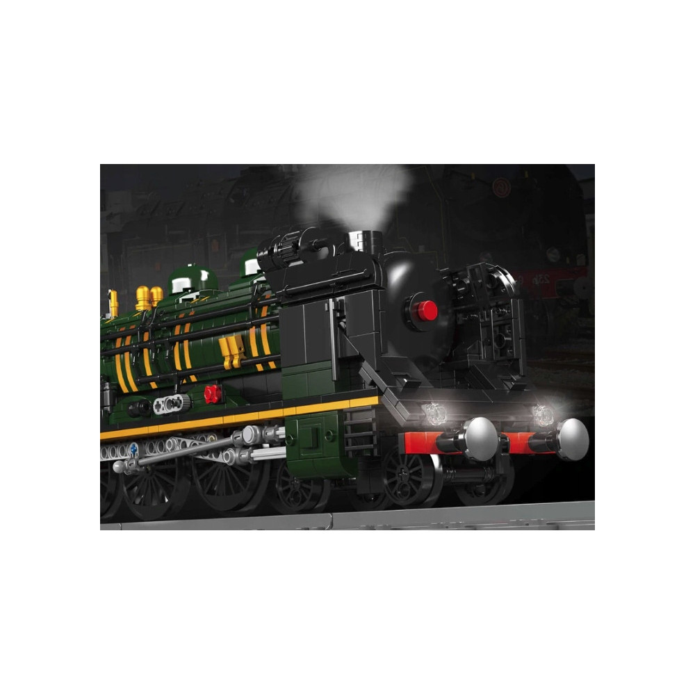 MOULD KING 12025S ORIENT EXPRESS LOKOMOTYWA PAROWA Z KLOCKÓW PAROWÓZ ZESTAW