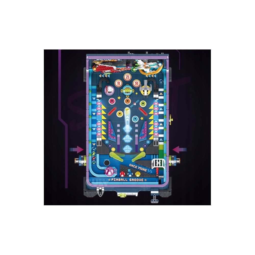ZESTAW KLOCKÓW PINBALL GAME GO FLIPPER ZBUDUJ SWÓJ AUTOMAT KLOCKI