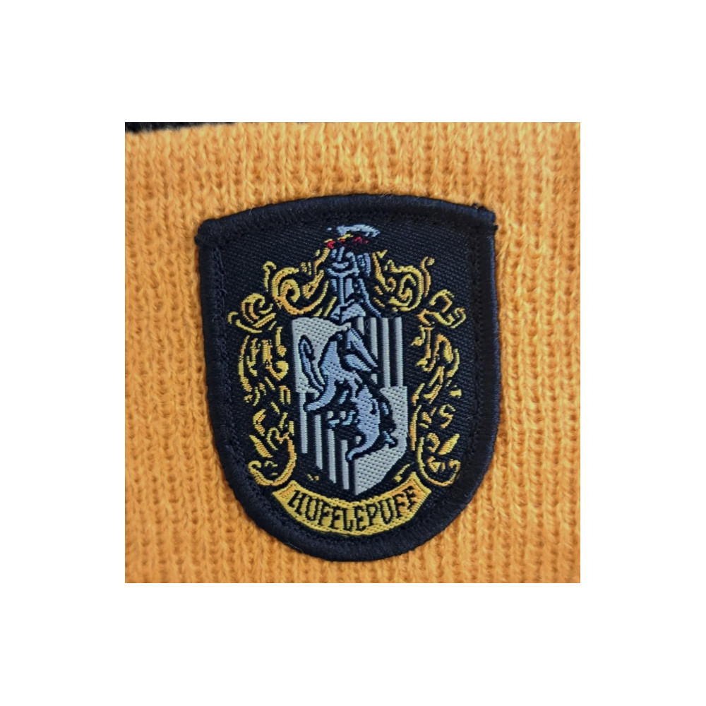 HARRY POTTER KOMPLET 3-CZĘŚCIOWY HUFFLEPUFF CZAPKA SZALIK SKARPETKI HOGWART