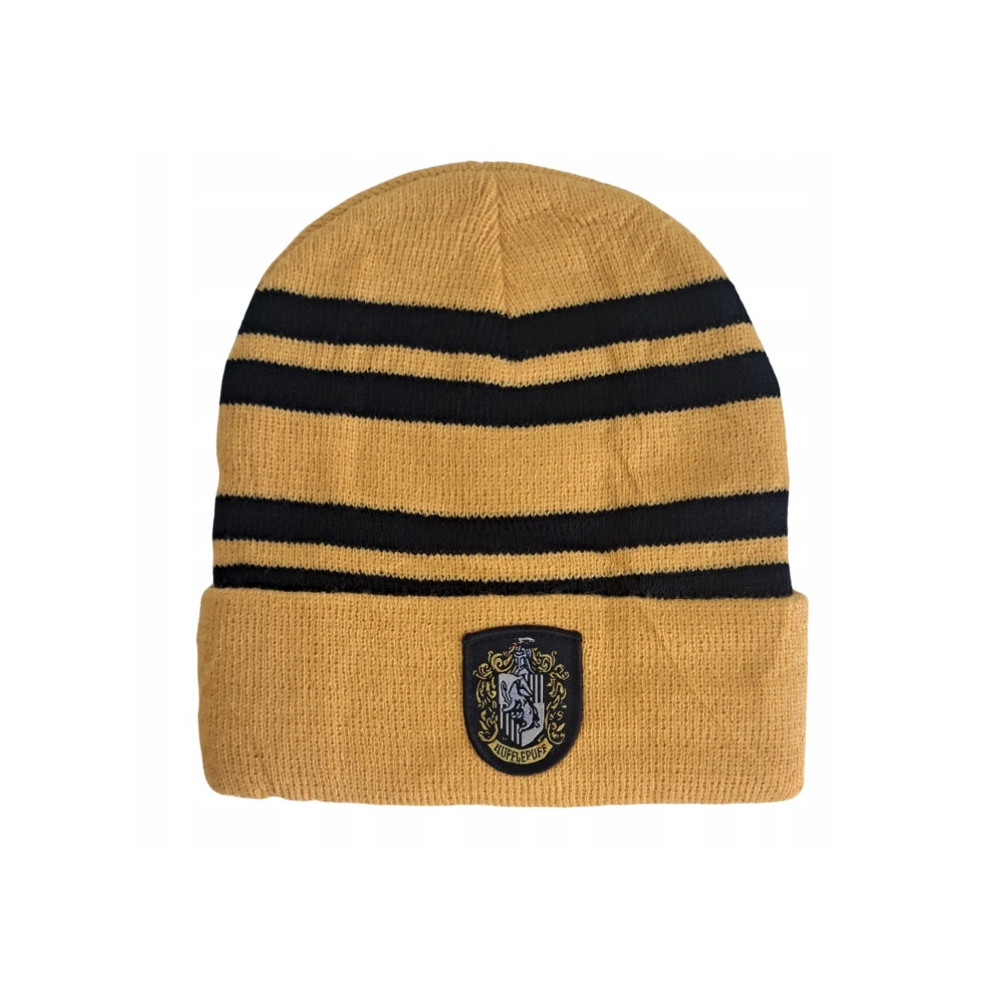 HARRY POTTER KOMPLET 3-CZĘŚCIOWY HUFFLEPUFF CZAPKA SZALIK SKARPETKI HOGWART