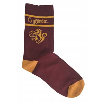 HARRY POTTER KOMPLET 3-CZĘŚCIOWY GRYFFINDOR CZAPKA SZALIK SKARPETKI HOGWART
