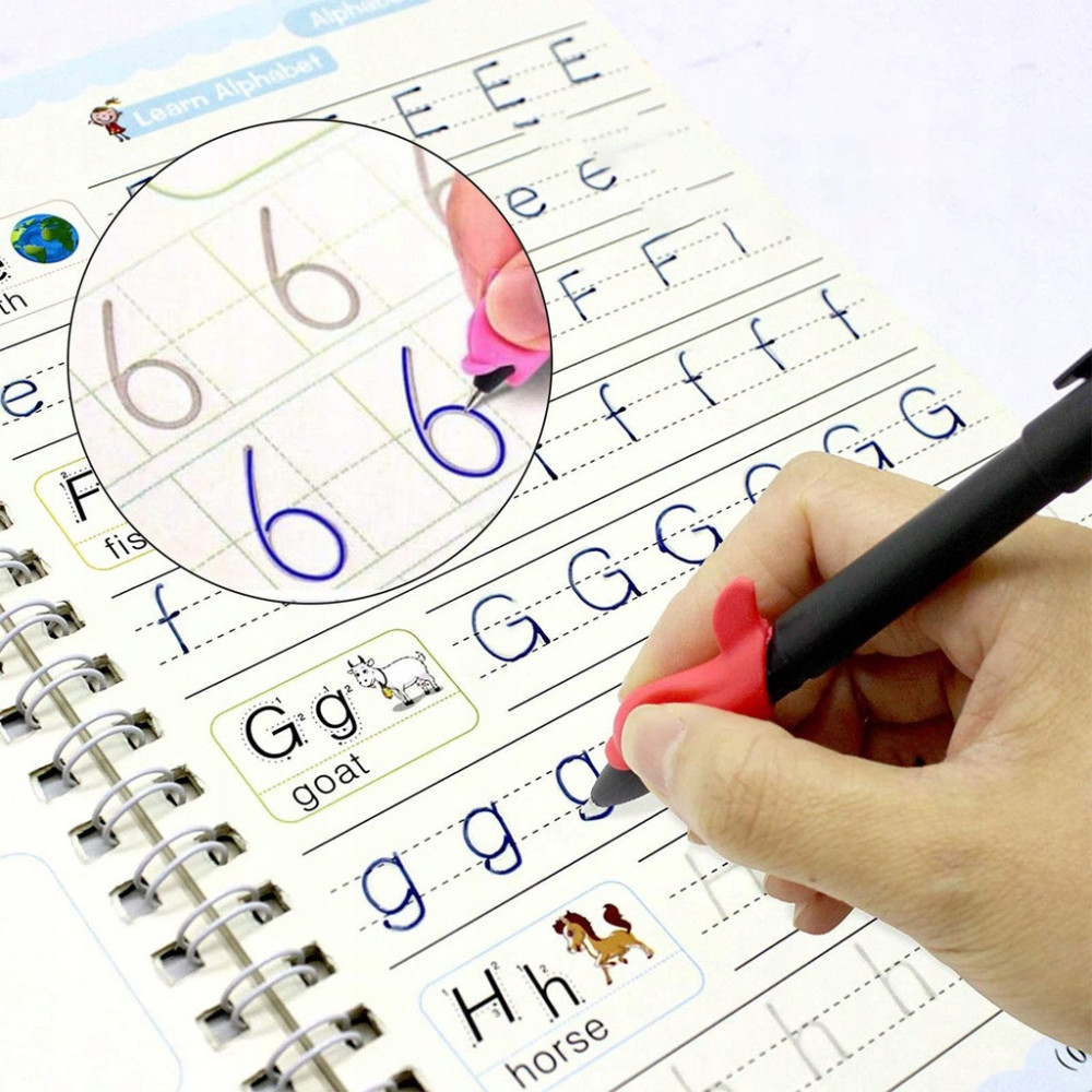 ZESTAW KSIĄŻECZEK EDUKACYJNYCH NAUKA PISANIA LICZENIA RYSOWANIA MONTESSORI