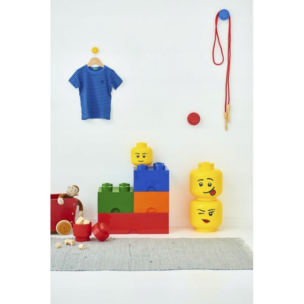LEGO 3 Wieszaki KLOCKI Czerwony Niebieski Żółty 40161732