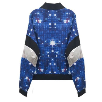 STRÓJ DRES DISCO WZÓR DYSKOTEKA LATA 80 UNISEX DAMSKI MĘSKI ROZMIAR S