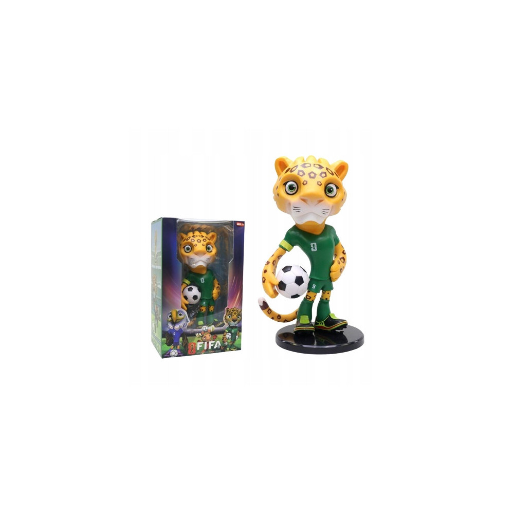 FIGURKA MASKOTKI MUNDIAL 2026 ZAYU JAGUAR 20 CM FOOTBALL PREZENT DLA KIBICA