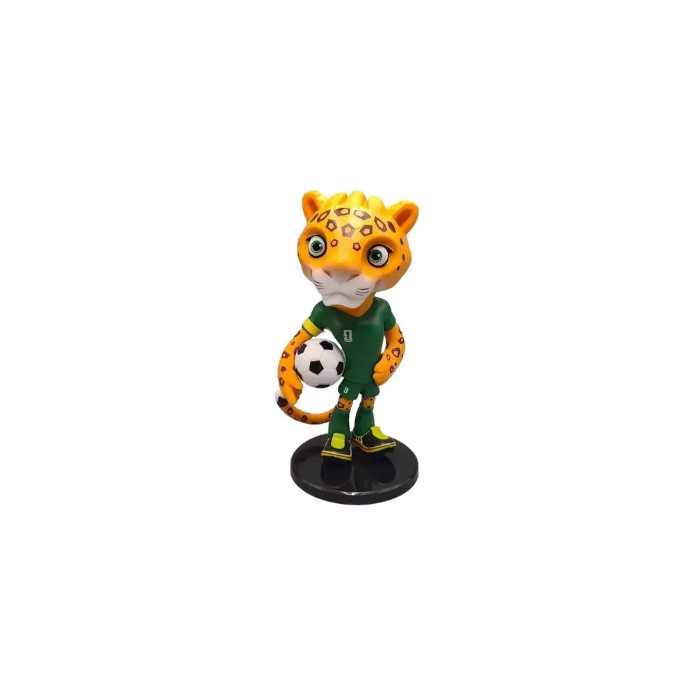 FIGURKA MASKOTKI MUNDIAL 2026 ZAYU JAGUAR 20 CM FOOTBALL PREZENT DLA KIBICA