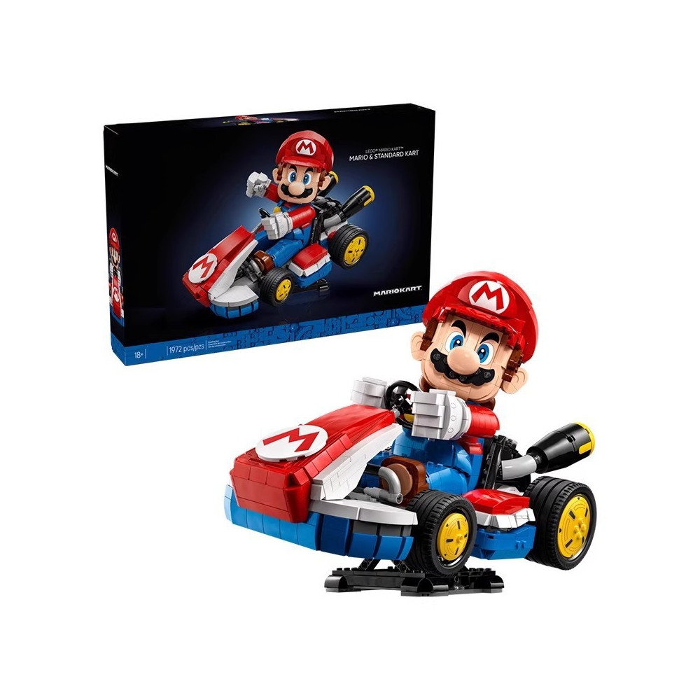 Klocki Konstrukcyjne Mario & Standard Gokart Jak Lego