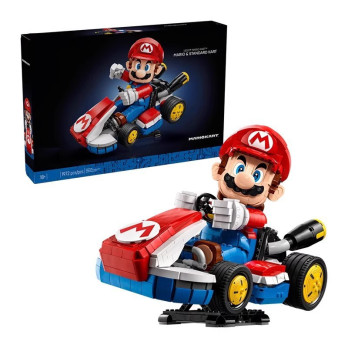 Klocki Konstrukcyjne Mario & Standard Gokart Jak Lego