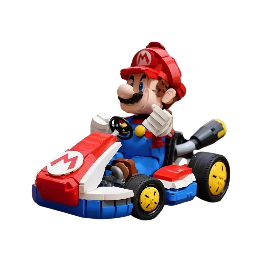 Klocki Konstrukcyjne Mario & Standard Gokart Jak Lego