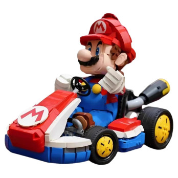 Klocki Konstrukcyjne Mario & Standard Gokart Jak Lego