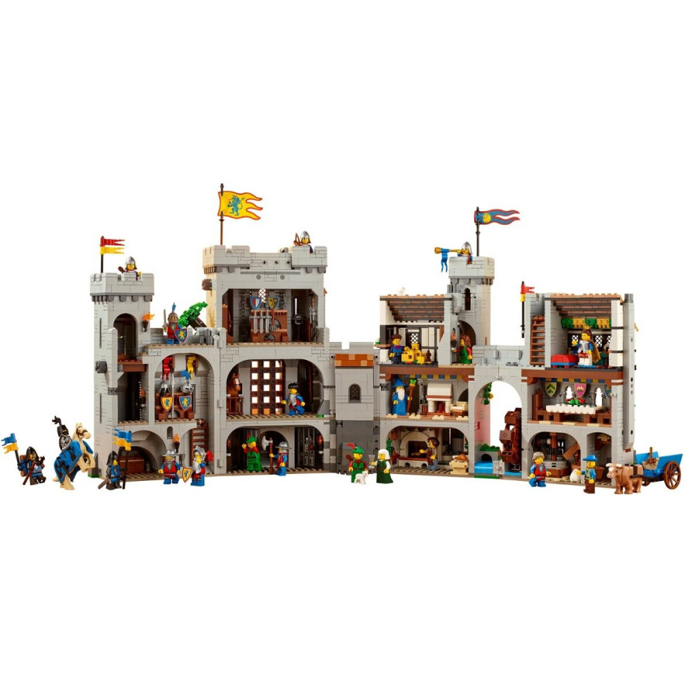Klocki Konstrukcyjne Zamek rycerzy herbu Lew Jak Lego