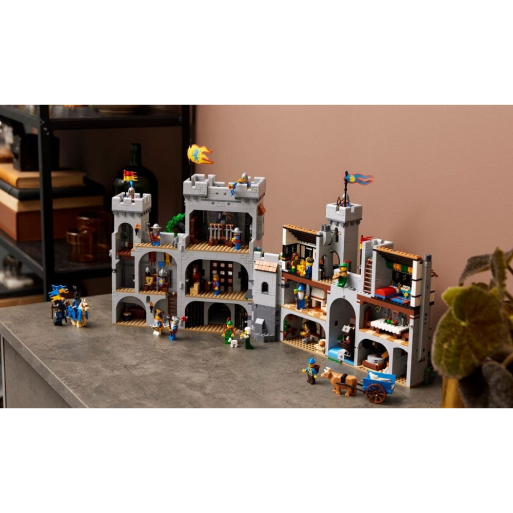 Klocki Konstrukcyjne Zamek rycerzy herbu Lew Jak Lego