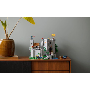 Klocki Konstrukcyjne Zamek rycerzy herbu Lew Jak Lego