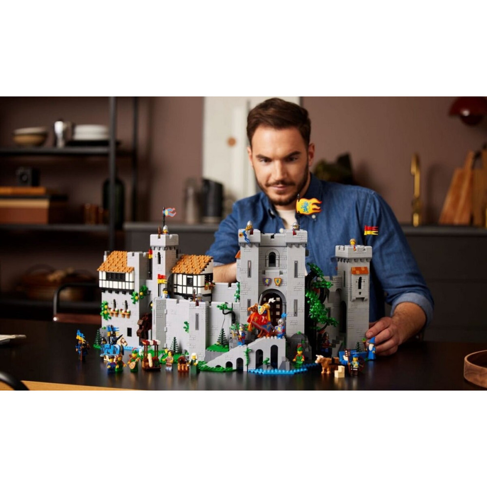Klocki Konstrukcyjne Zamek rycerzy herbu Lew Jak Lego