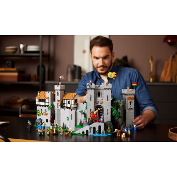 Klocki Konstrukcyjne Zamek rycerzy herbu Lew Jak Lego