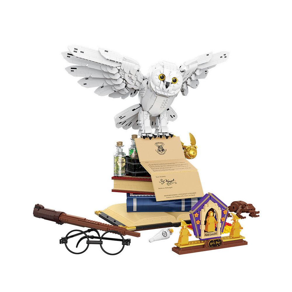 Klocki Konstrukcyjne Sowa Hedwiga Harry Potter Jak Lego Prezent