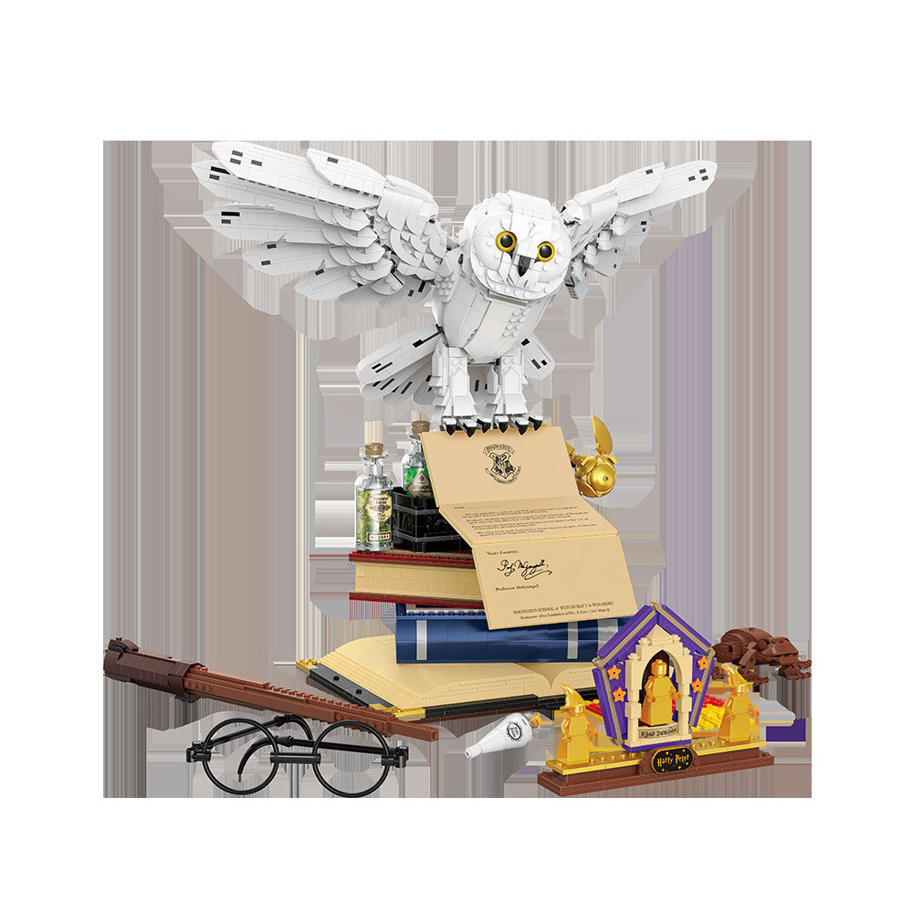 Klocki Konstrukcyjne Sowa Hedwiga Harry Potter Jak Lego Prezent